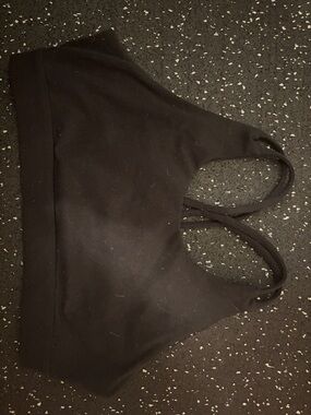 Target girls black sports bra